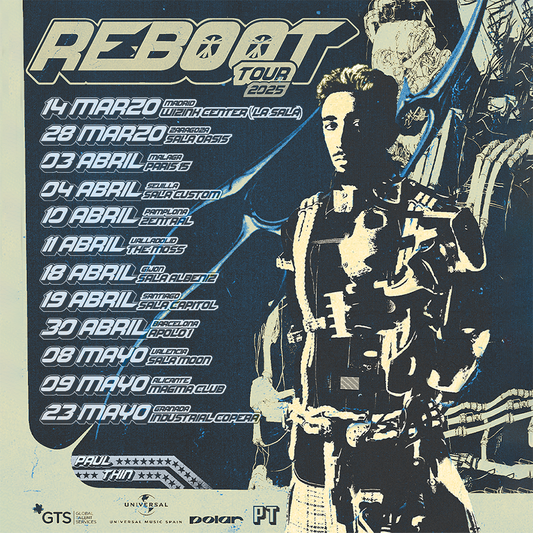 PAUL THIN ANUNCIA SU GIRA DE SALAS "REBOOT TOUR 2025"